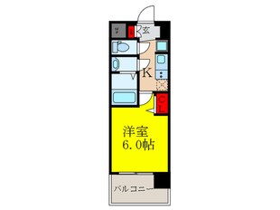 エグゼ江坂(304)の物件間取画像